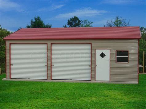 24x36 boxed eve metal garage|boxed eave metal garages.